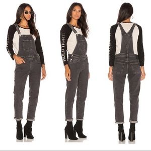 Levi’s Faded Black Jean Overalls Sz L